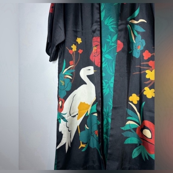Chicos Nature Print reversible  Kimono size XXS-XS - Picture 5 of 11